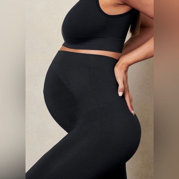 Maternity Belly Support Leggings - Picture 4 of 4